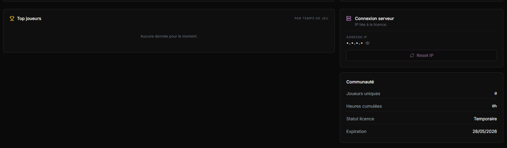 Reset IP